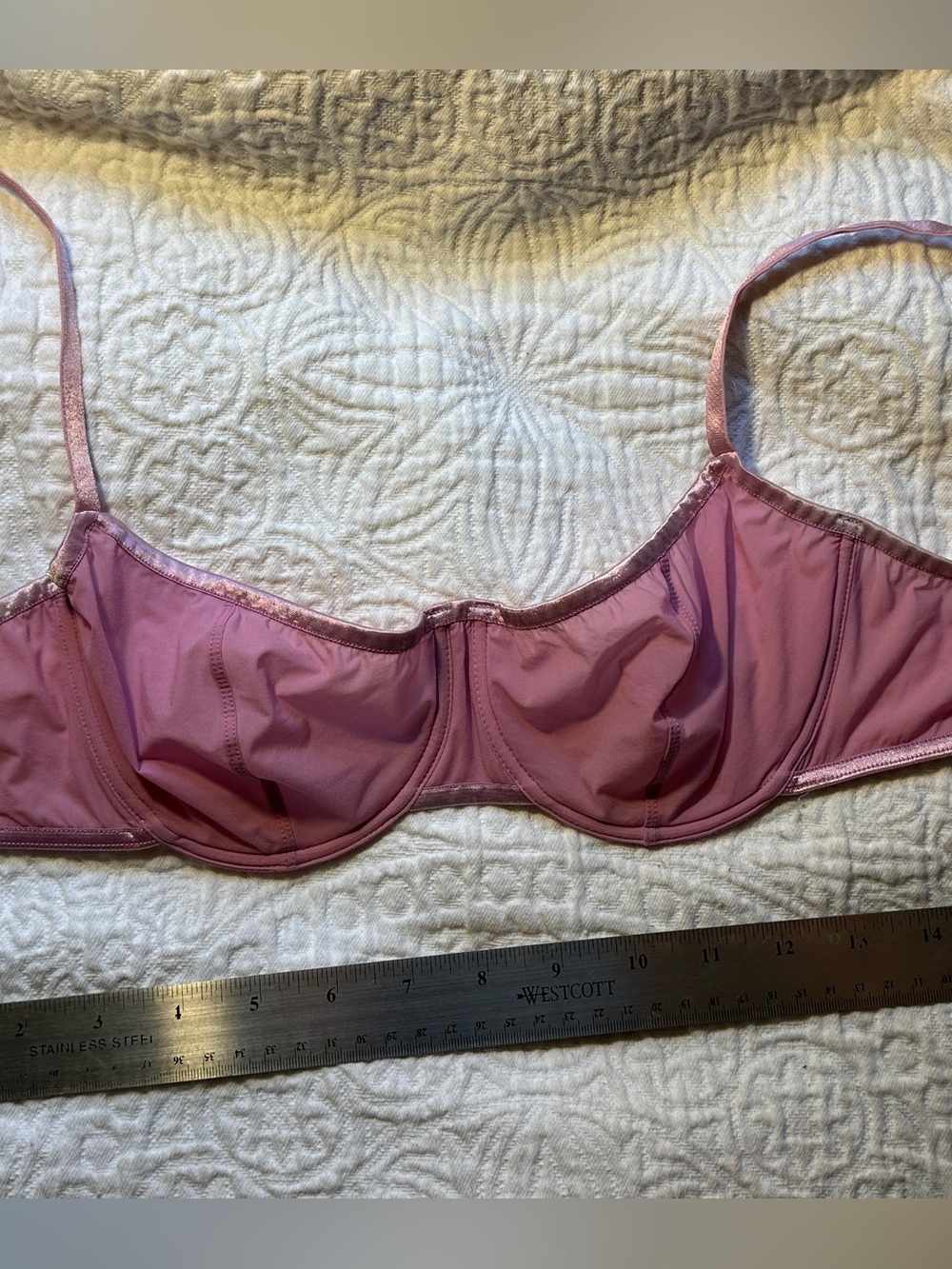 Eres Sheer Underwire Bra 36B in Mauve - Women's Intimates